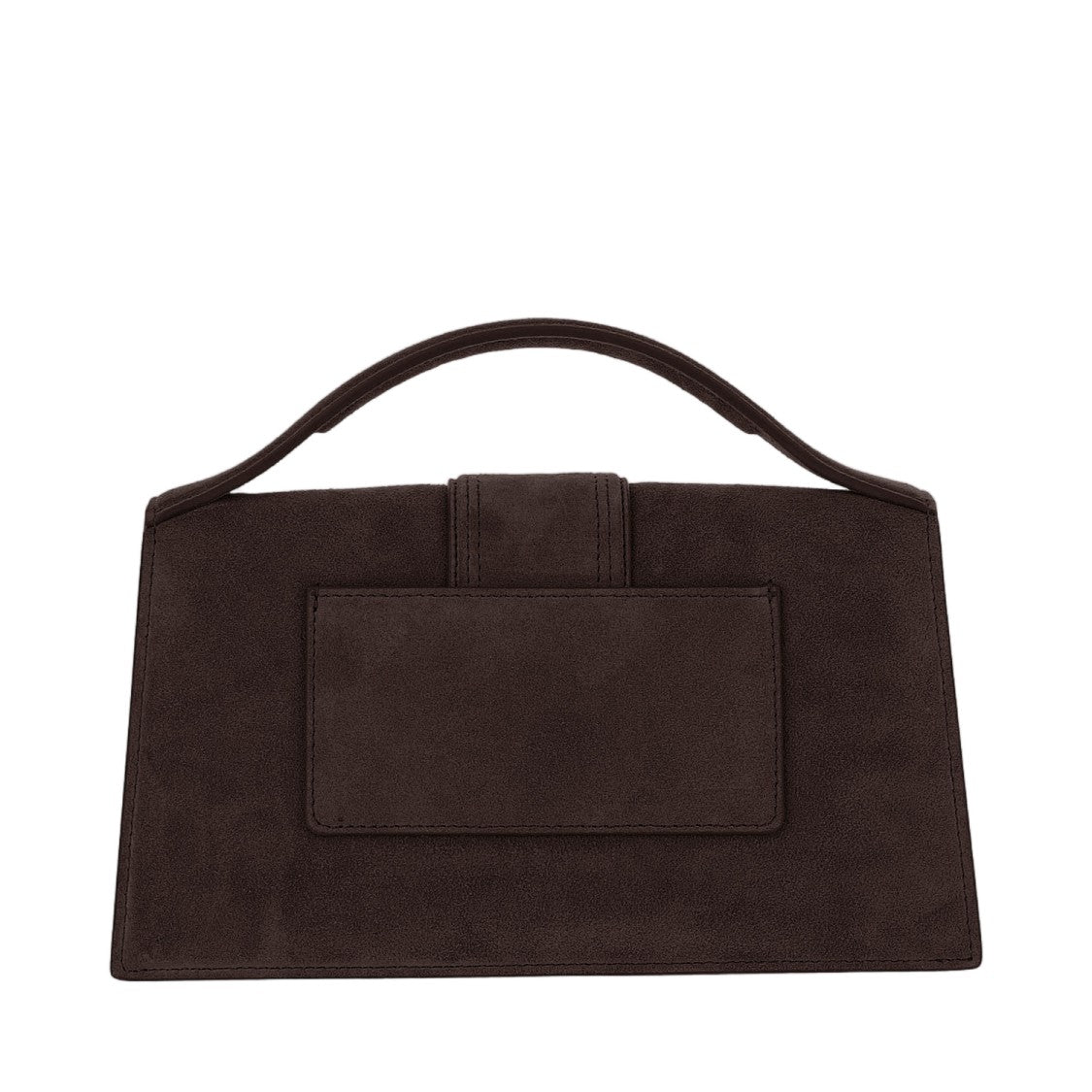 Jacquemus Structured Suede Le Bambino Bag With Refined Closure