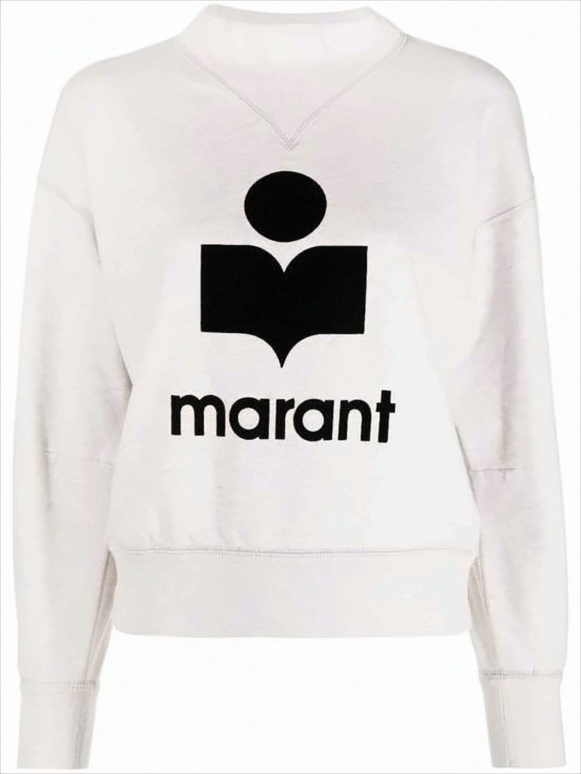 Isabel Marant Long-Sleeve Sweatshirt With Bold Graphic Logo