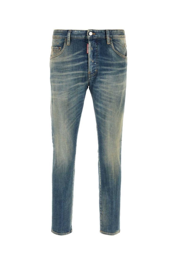 Dsquared2 Stretch Denim Skater Jeans