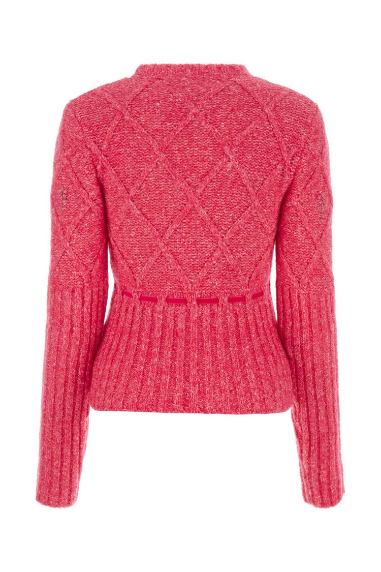 Cormio Fuchsia Wool Blend Sweater