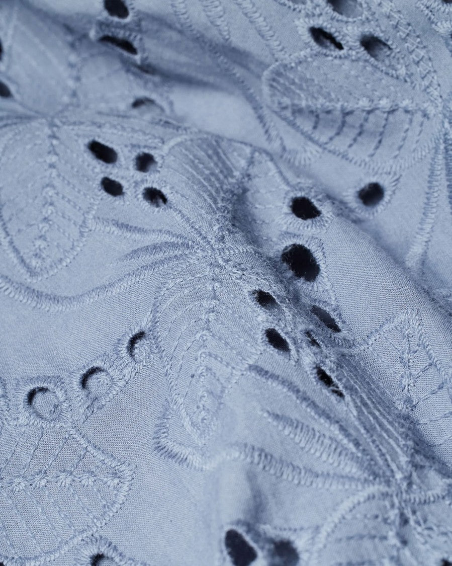 Paul Smith Shirt Dress With Contrasting Cut-Out Blouson Sleeves