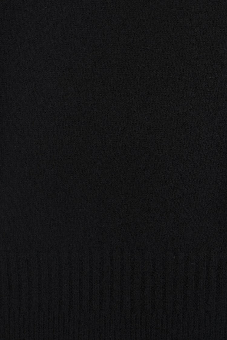 Grifoni Classic Black Wool Sweater