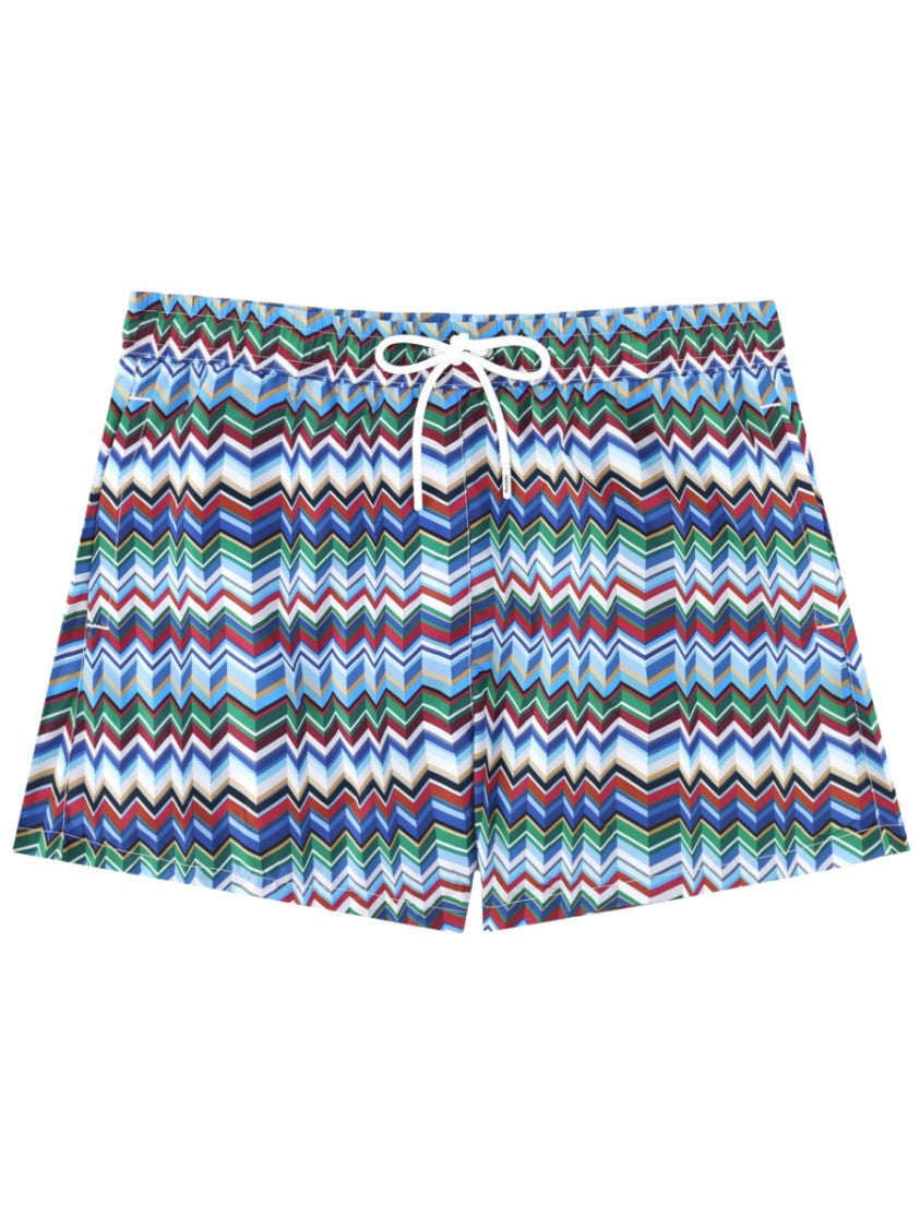 Missoni Vibrant Zigzag Quick-Drying Swim Shorts
