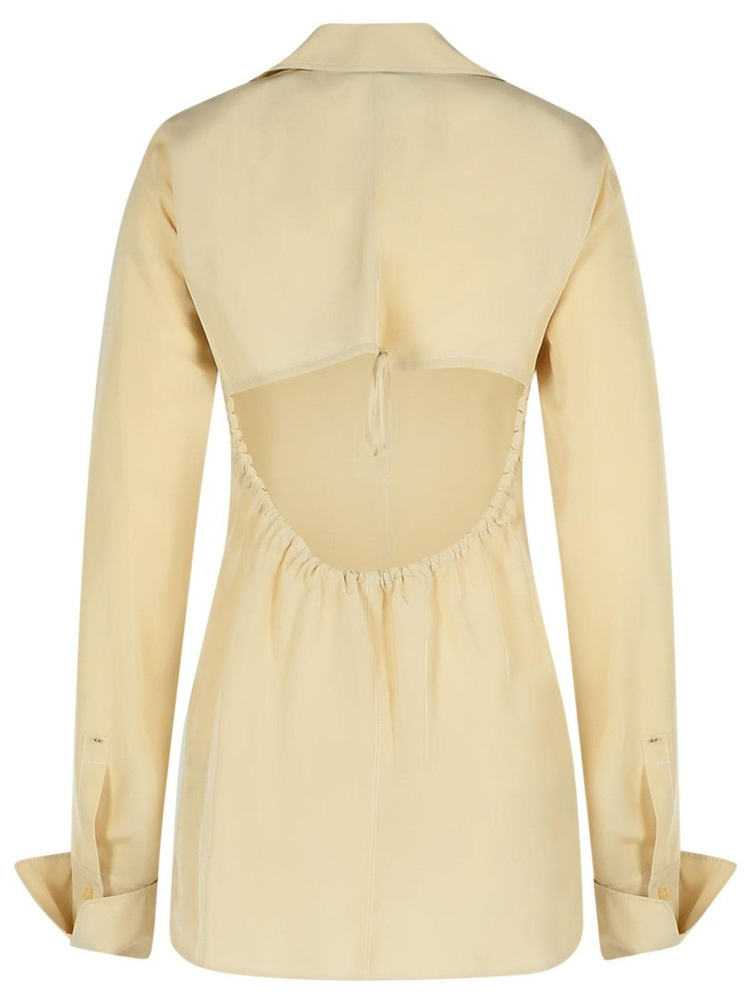 Sportmax Teoria' Beige Viscose Jacket