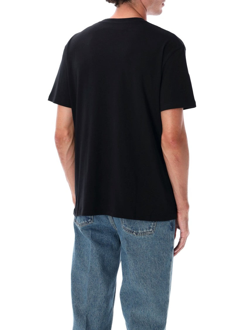 Valentino Garavani Minimalist Black Cotton T-Shirt