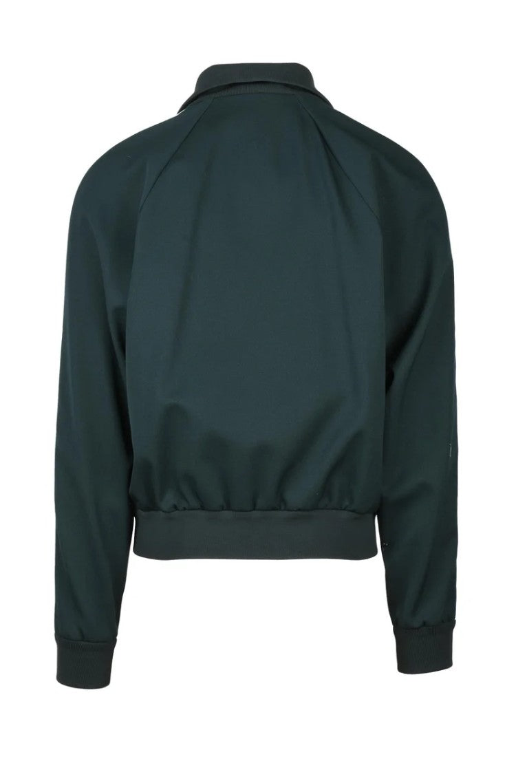 Bottega Veneta Wool Jacket Zip Pockets - Green