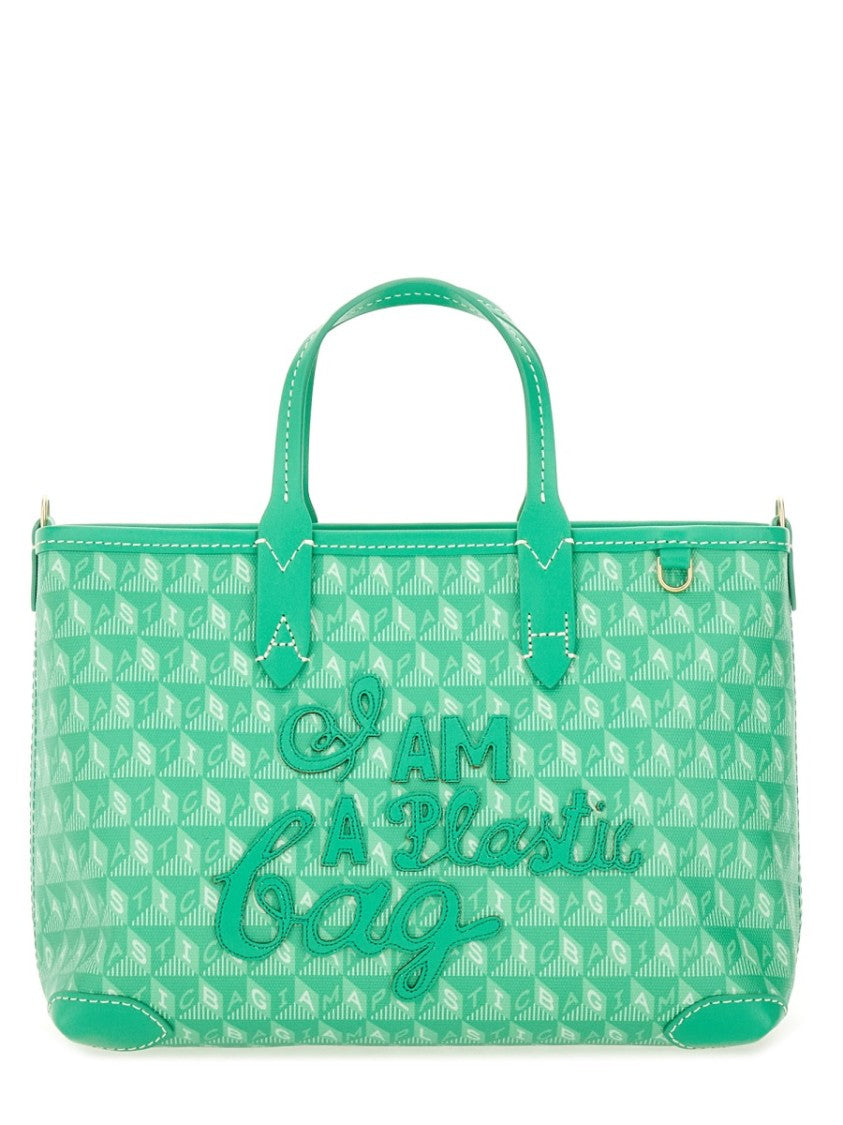 Anya Hindmarch Compact Recycled Canvas Tote Bag With Playful Pattern
