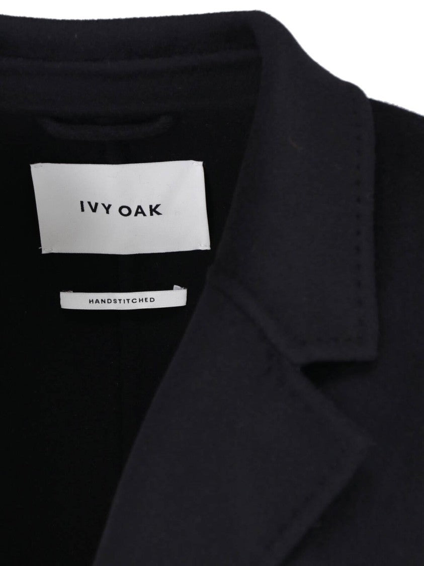 Ivy & Oak Black Iocelia Belted Wool Coat