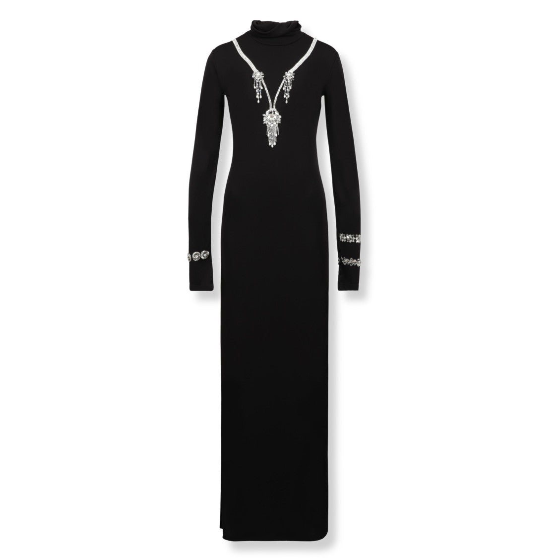 Des Phemmes Backless Maxi Dress With Flowing Silhouette