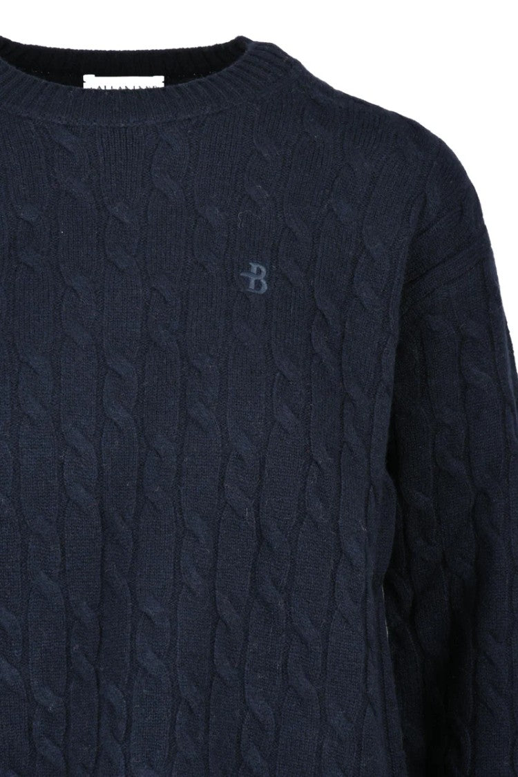Ballantyne Crew Neck Wool Sweater - Multicolor