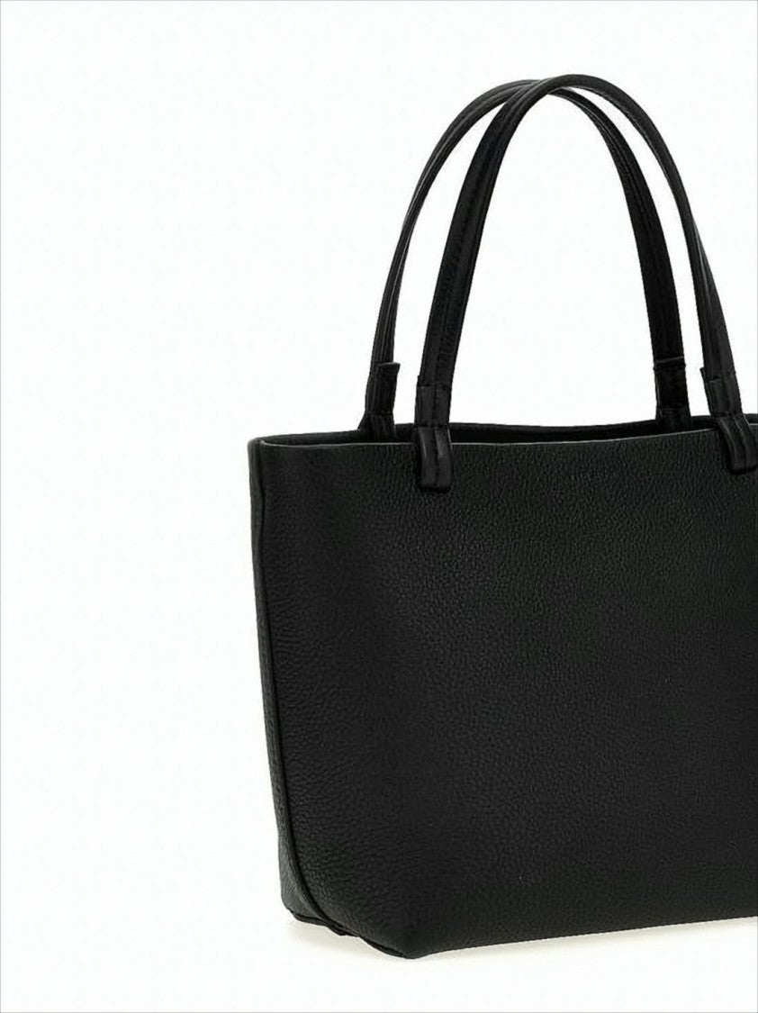 The Row Textured Calf Leather Tote Bag