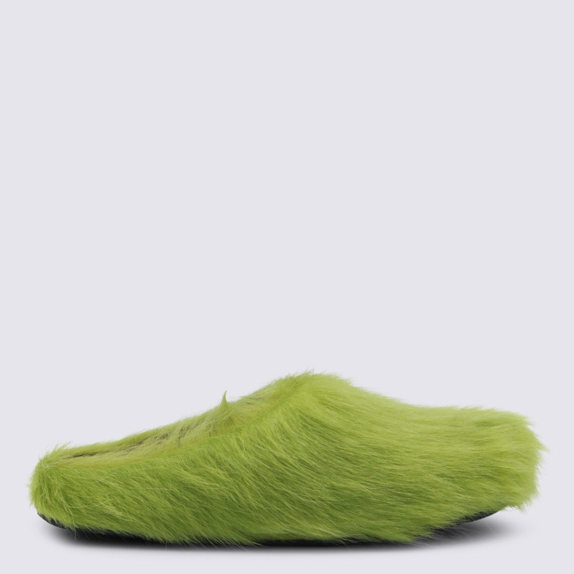Marni Acid Green Leather Sandals