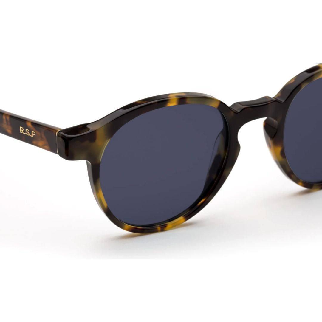 Retrosuperfuture The Warhol Cheetah Round Tortoiseshell Sunglasses