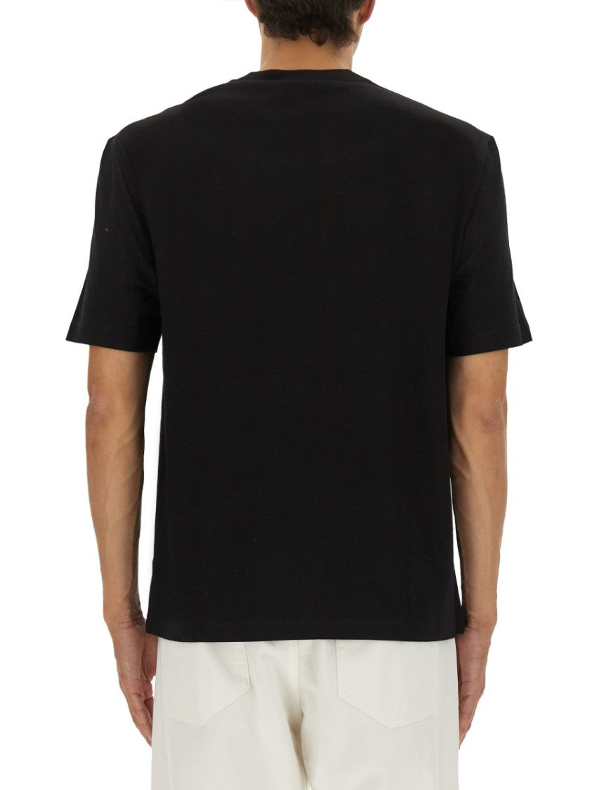 Versace Black Cotton T-Shirt