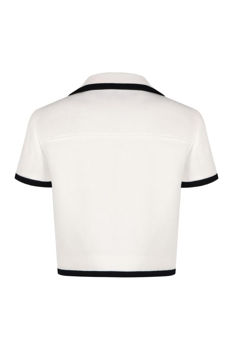 Gucci Cropped White Jacket