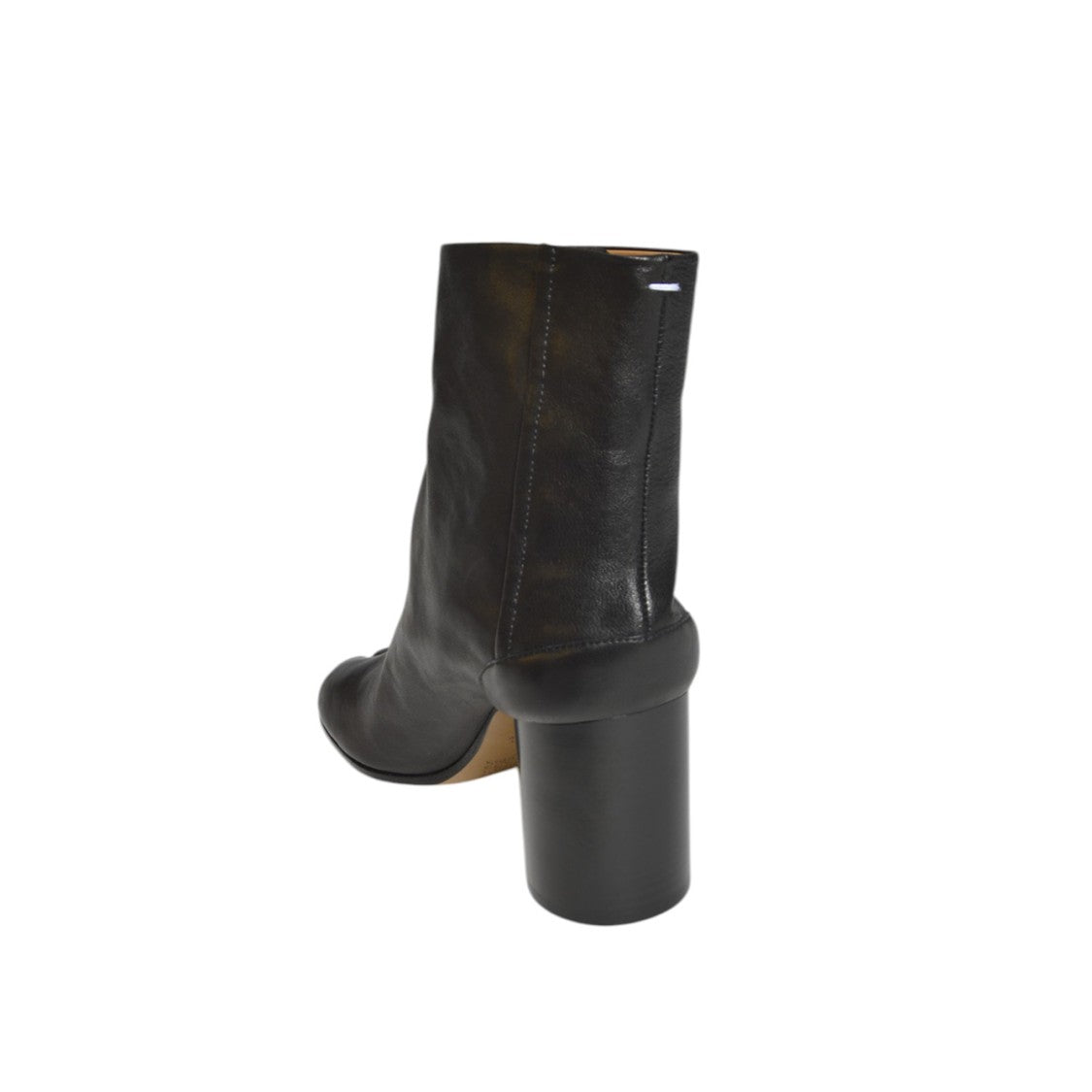 Maison Margiela Black Leather Tabi Ankle Boots