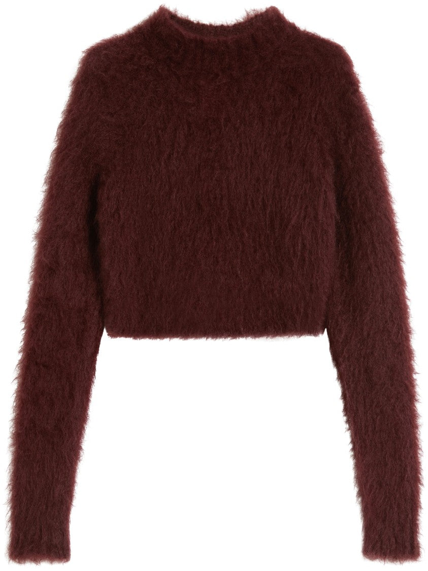 Max Mara Classic Knit Sweater In Mohair-Wool Blend
