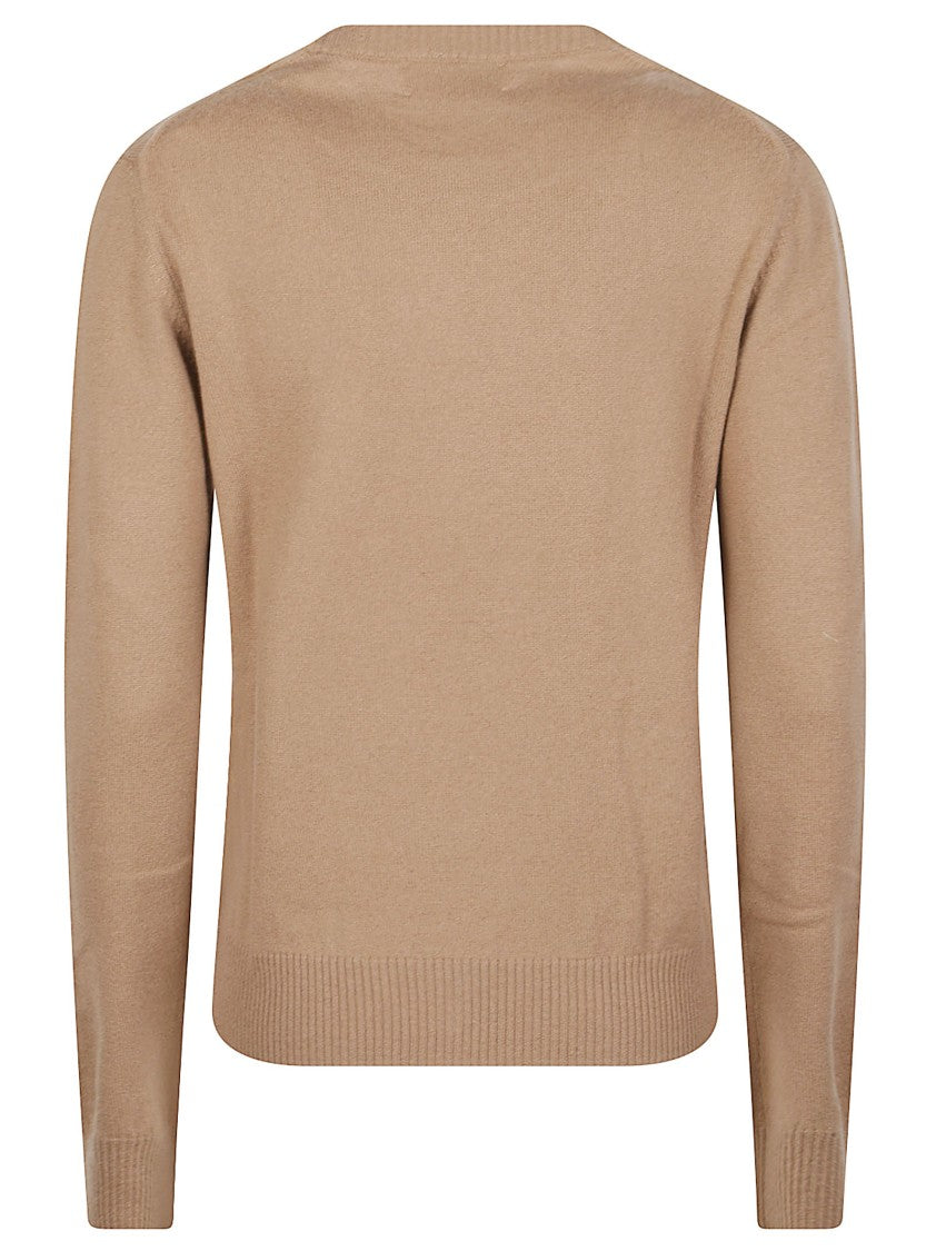 Ballantyne Round Neck Classic Diamon Argyle Cashmere Sweater
