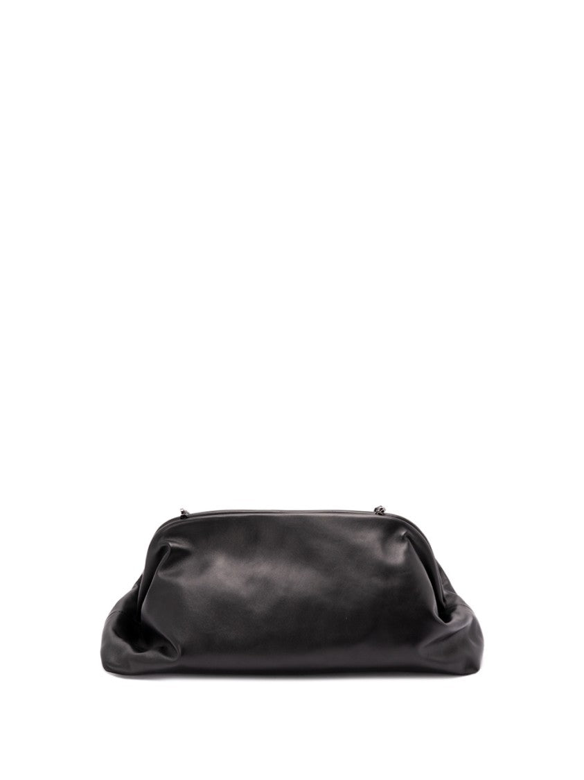 Alberta Ferretti Structured Leather Handbag With Spacious Interior