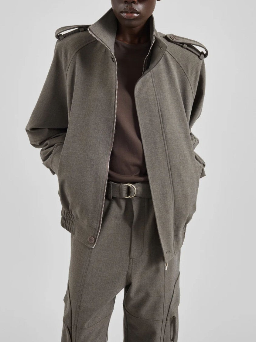 The Frankie Shop Viscose Kelly Jacket With High Collar