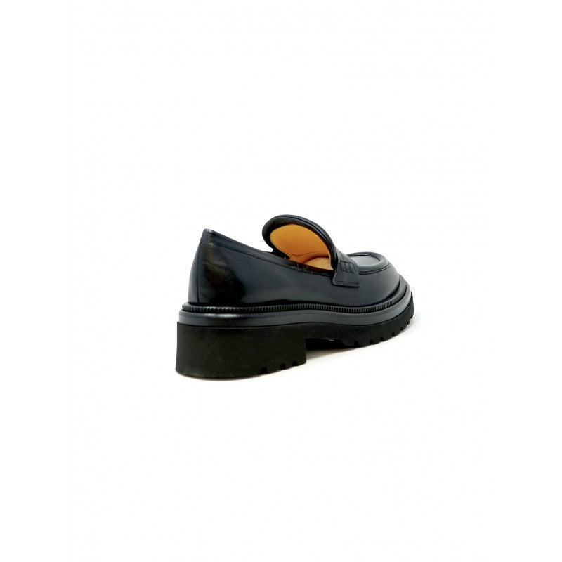 Mara Bini T218 Black Leather Hester Loafer