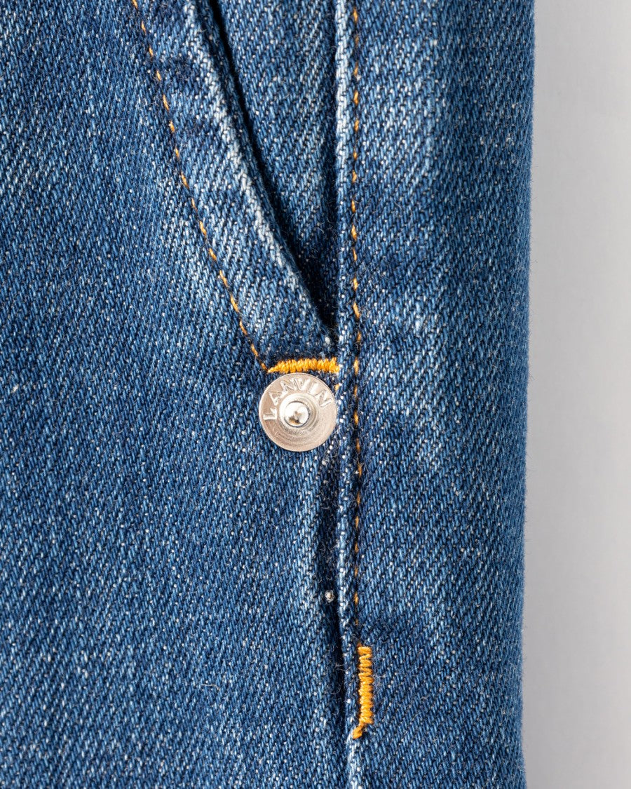 Lanvin Hand-Washed Vintage Straight Fit Denim Pants