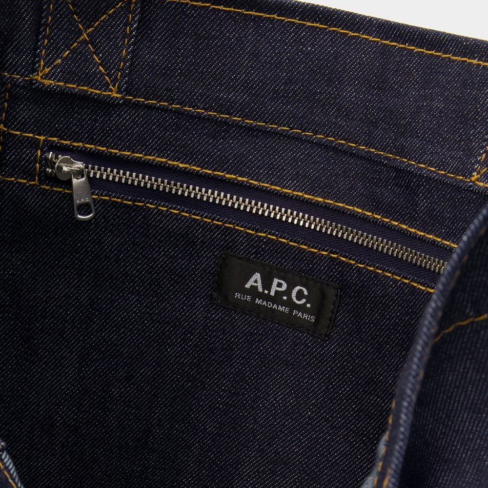 A.P.C. Tote Axel - Cotton - Blue
