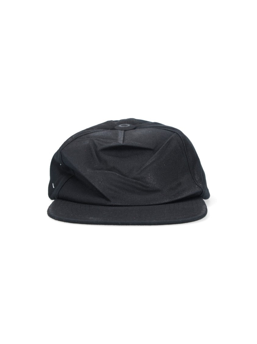Maison Margiela Structured Black Hat With Medium-Width Brim