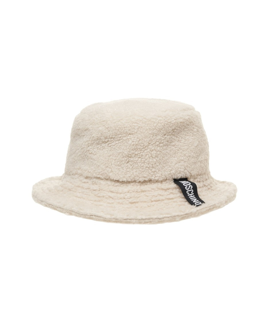 Moschino Faux Fur Bucket Hat