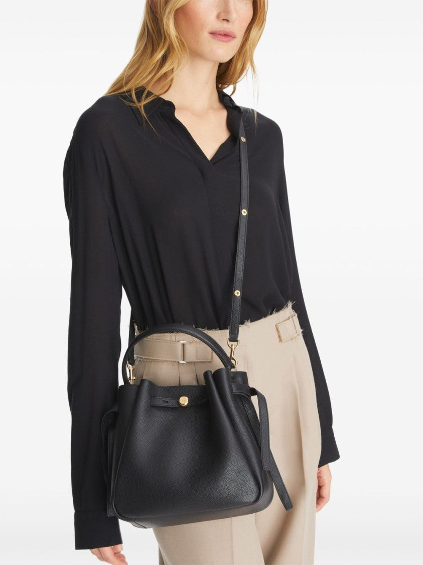 Tory Burch Structured Textured Leather Handbag