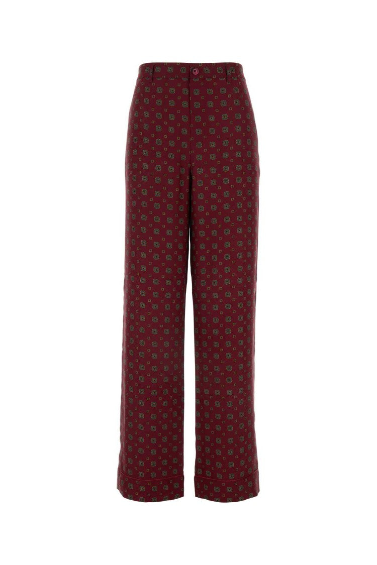 Moschino Printed Silk Pant