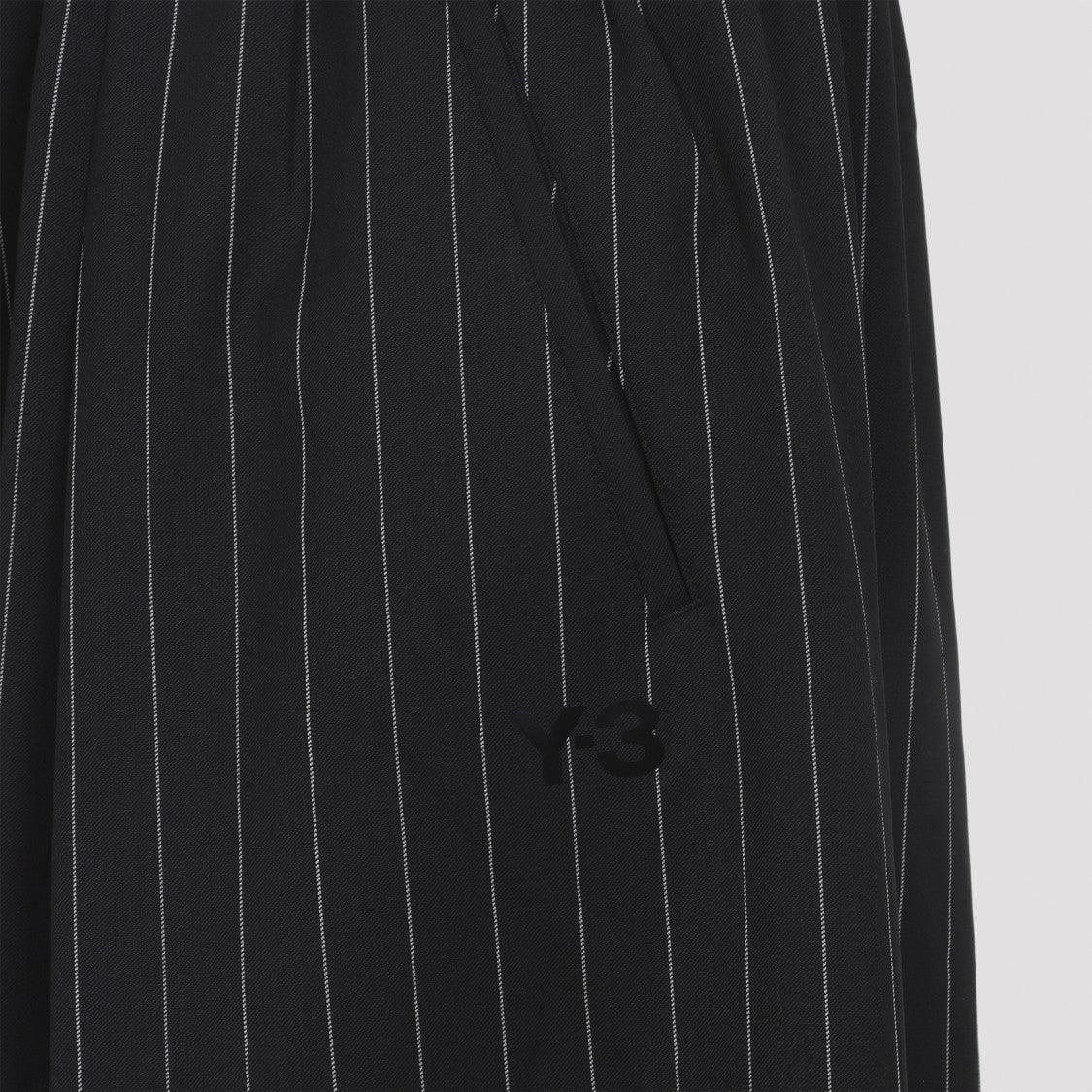 Y-3 Wide-Leg Wool Blend Pants