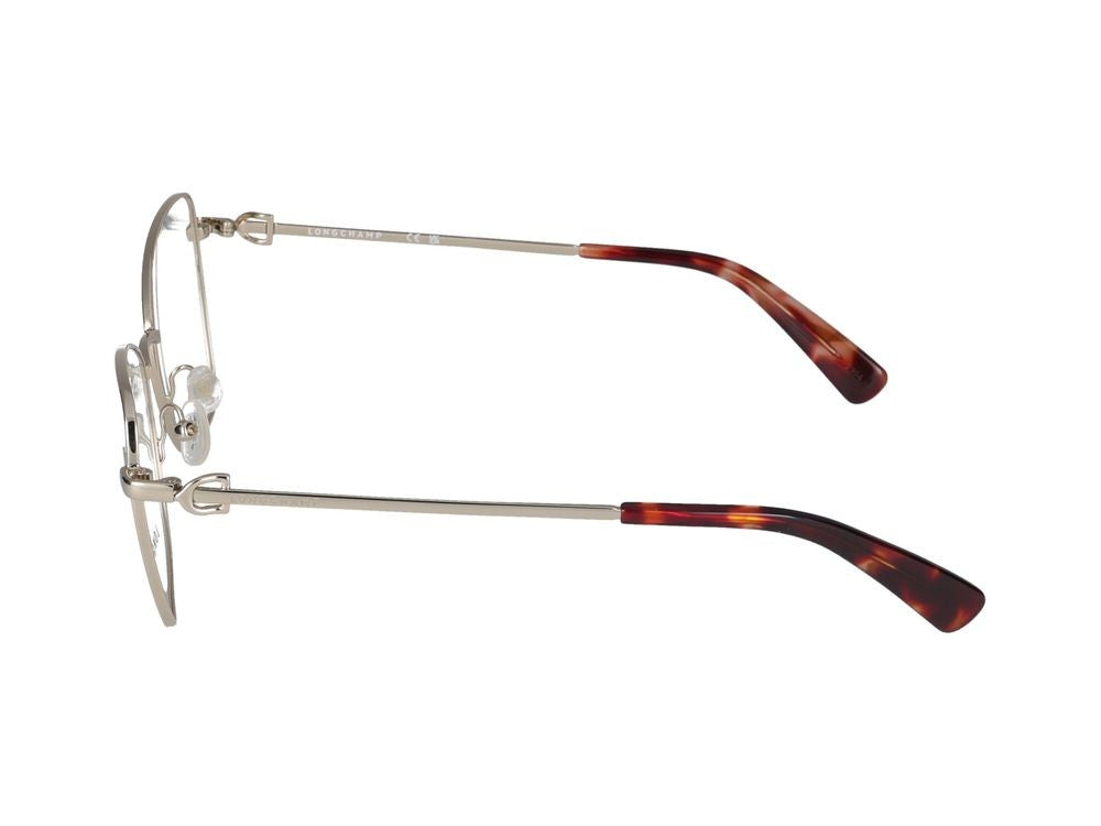 Longchamp Gold Lo2157 Metal Cat-Eye Eyeglasses