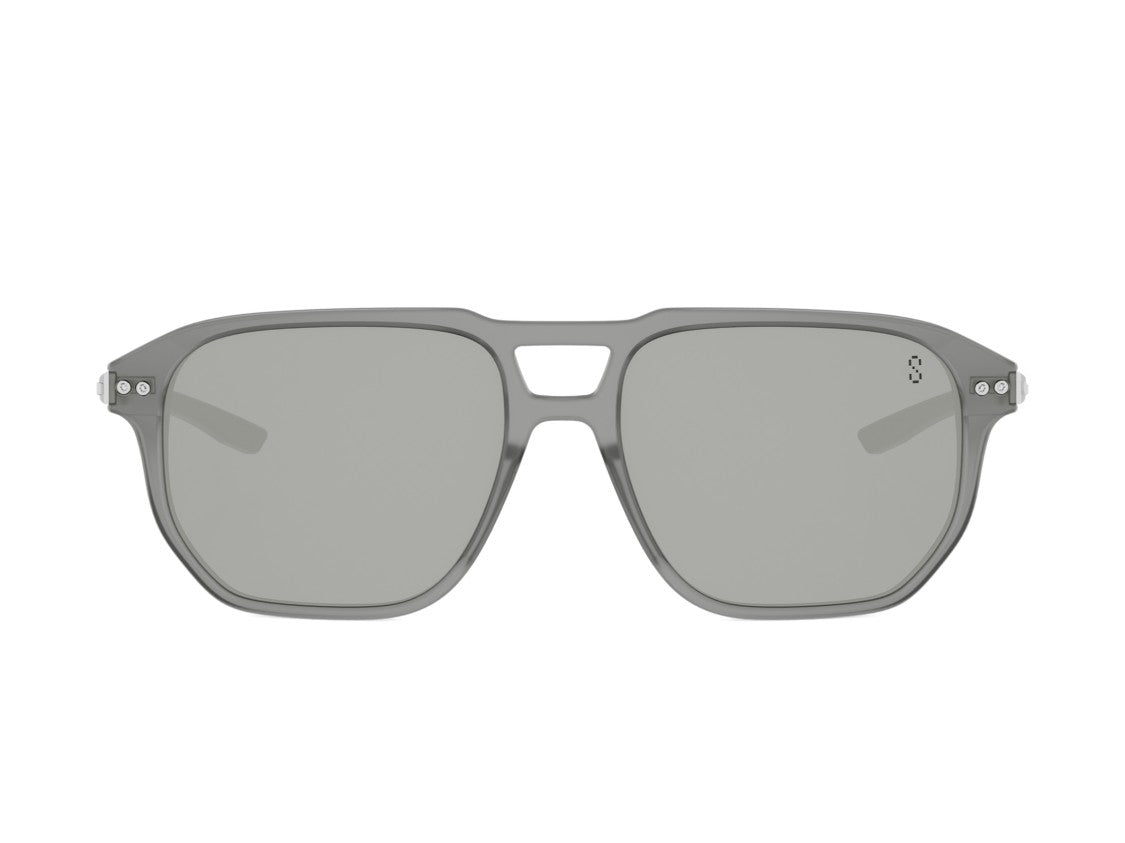 Tag Heuer Translucent Grey Th40064i Acetate Square Sunglasses