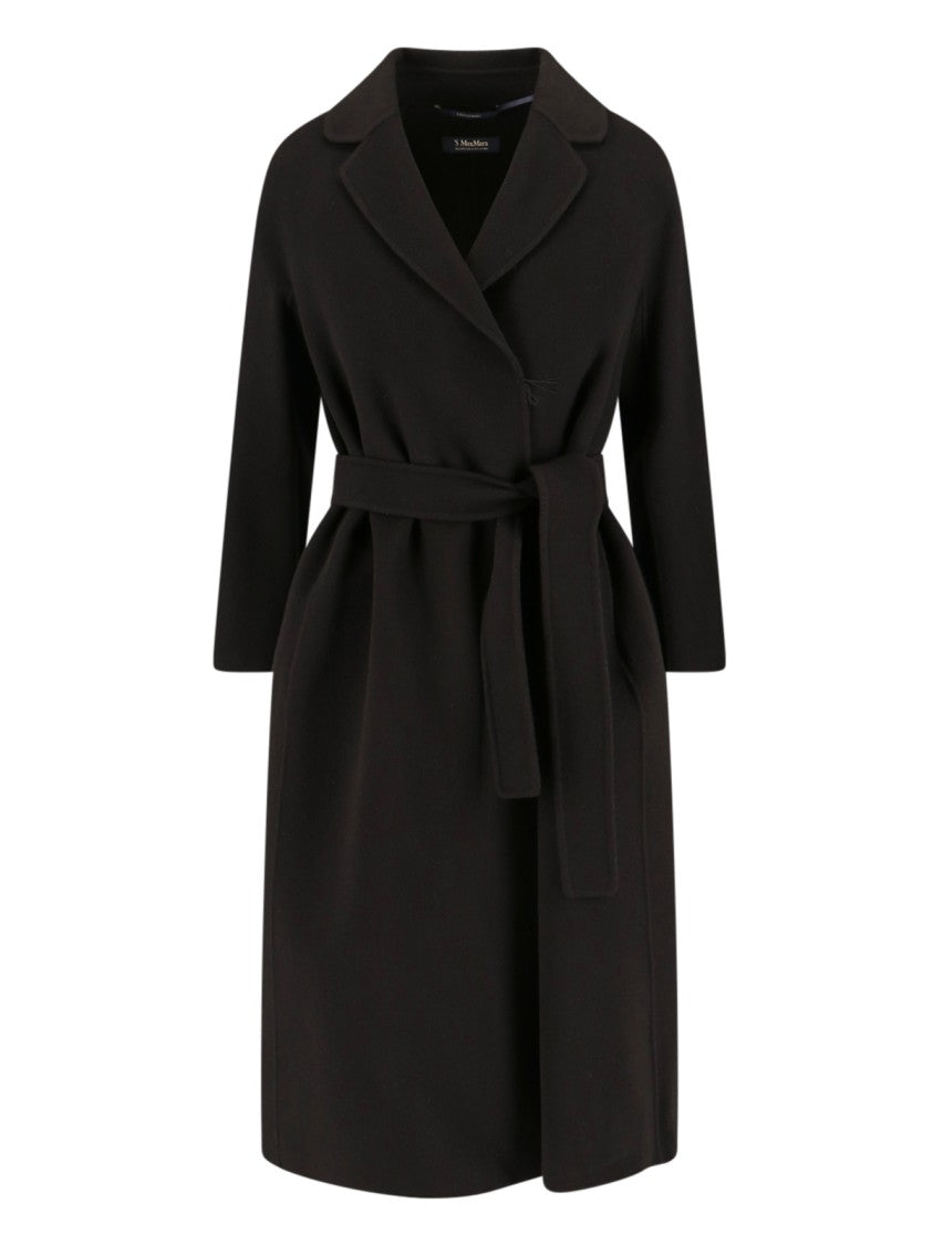 Max Mara Classic Long Virgin Wool Coat