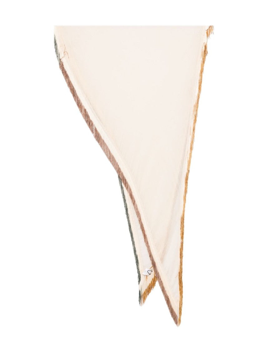 Faliero Sarti Triangular Beige Scarf