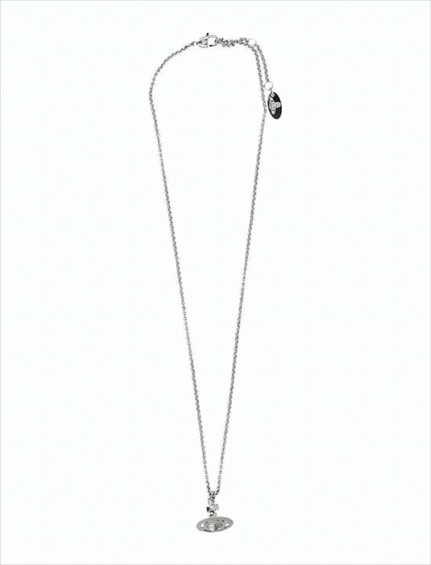 Vivienne Westwood Silver-Tone Necklace With Iconic Orb Pendant