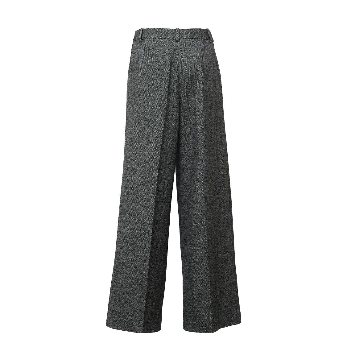 Circolo 1901 Double Pinces Cotton-Wool Wide-Leg Pants