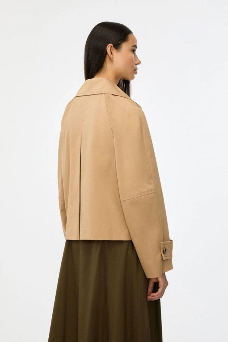 I Blues Camel Technical Nylon Zip-Up Jacket