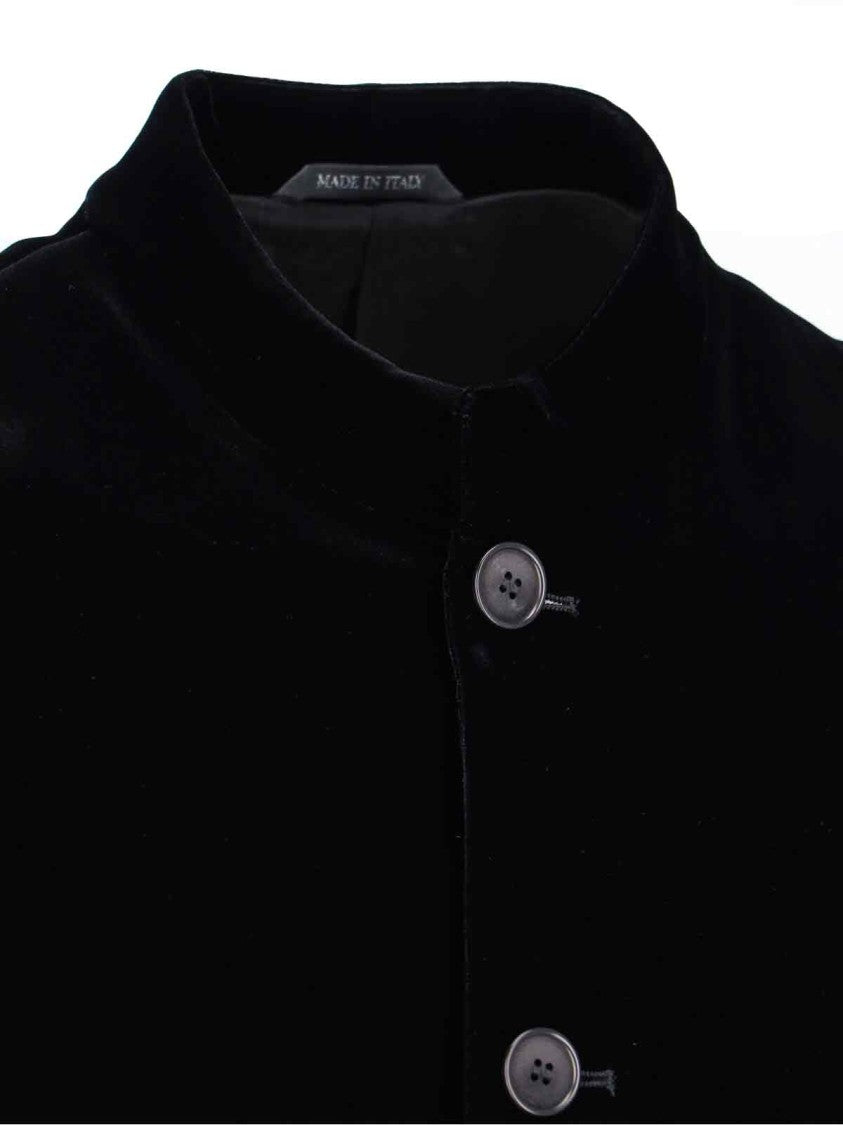 Giorgio Armani Single-Breasted Blazer – Black