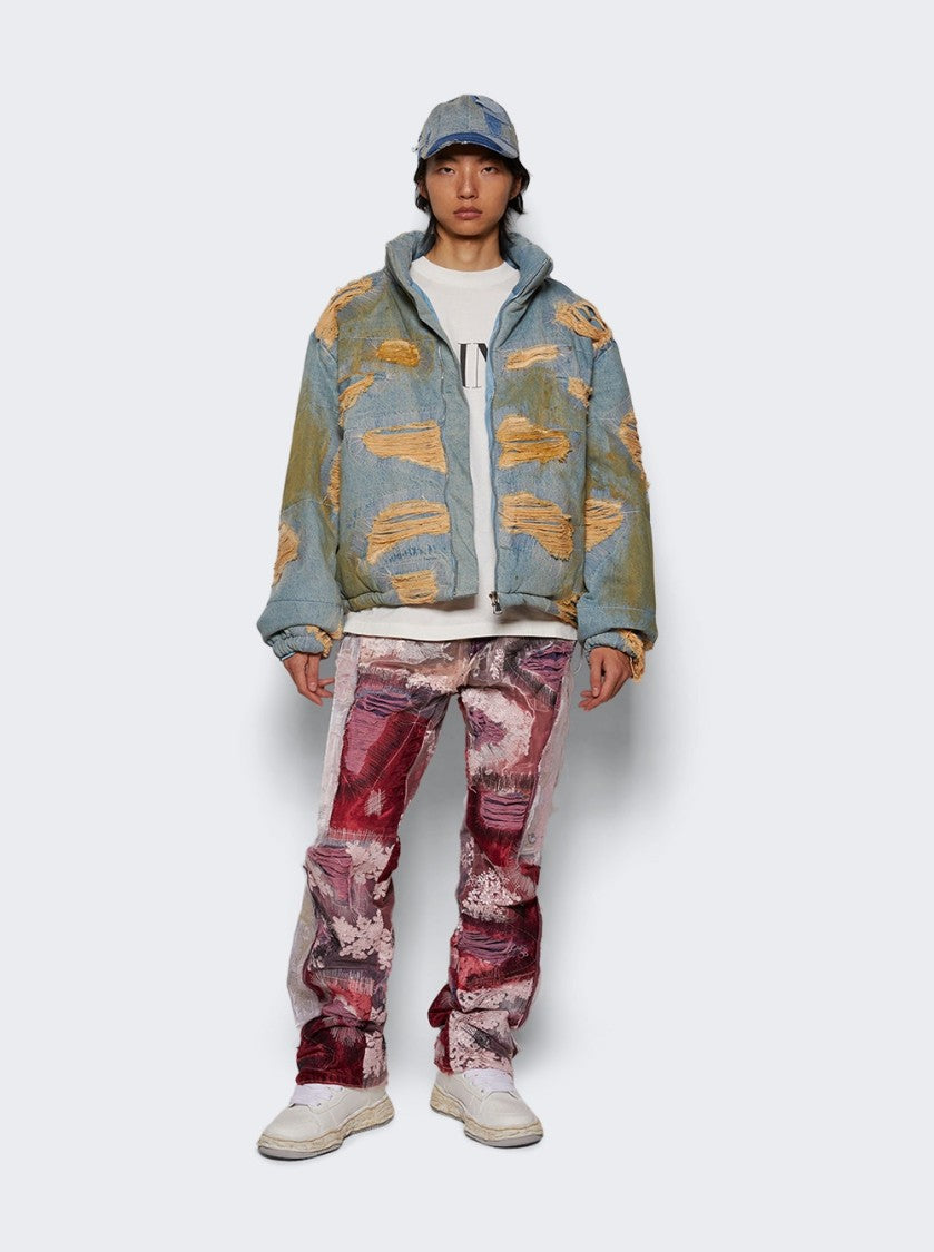 Who Decides War Vintage Bomber Jacket Blue