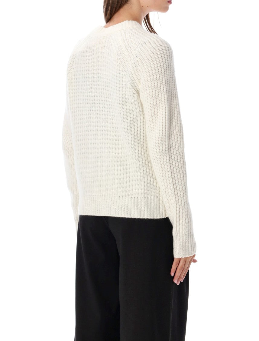 Lisa Yang Miki Chunky Ribbed Knit Crewneck Sweater