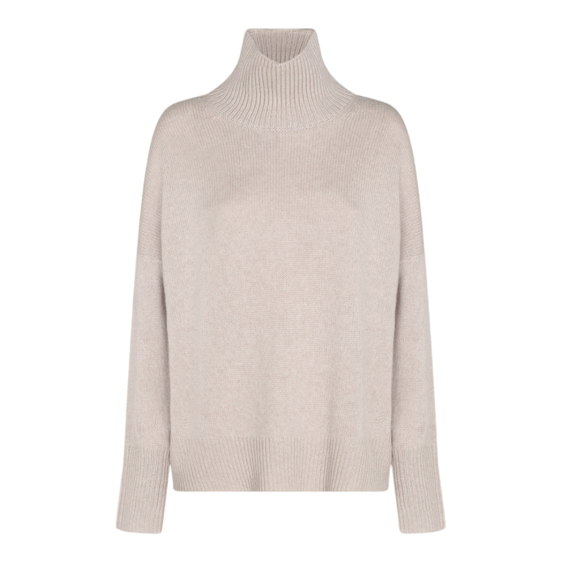 Lisa Yang Ribbed Turtleneck Sweater With Relaxed Fit And Wide Cuffs