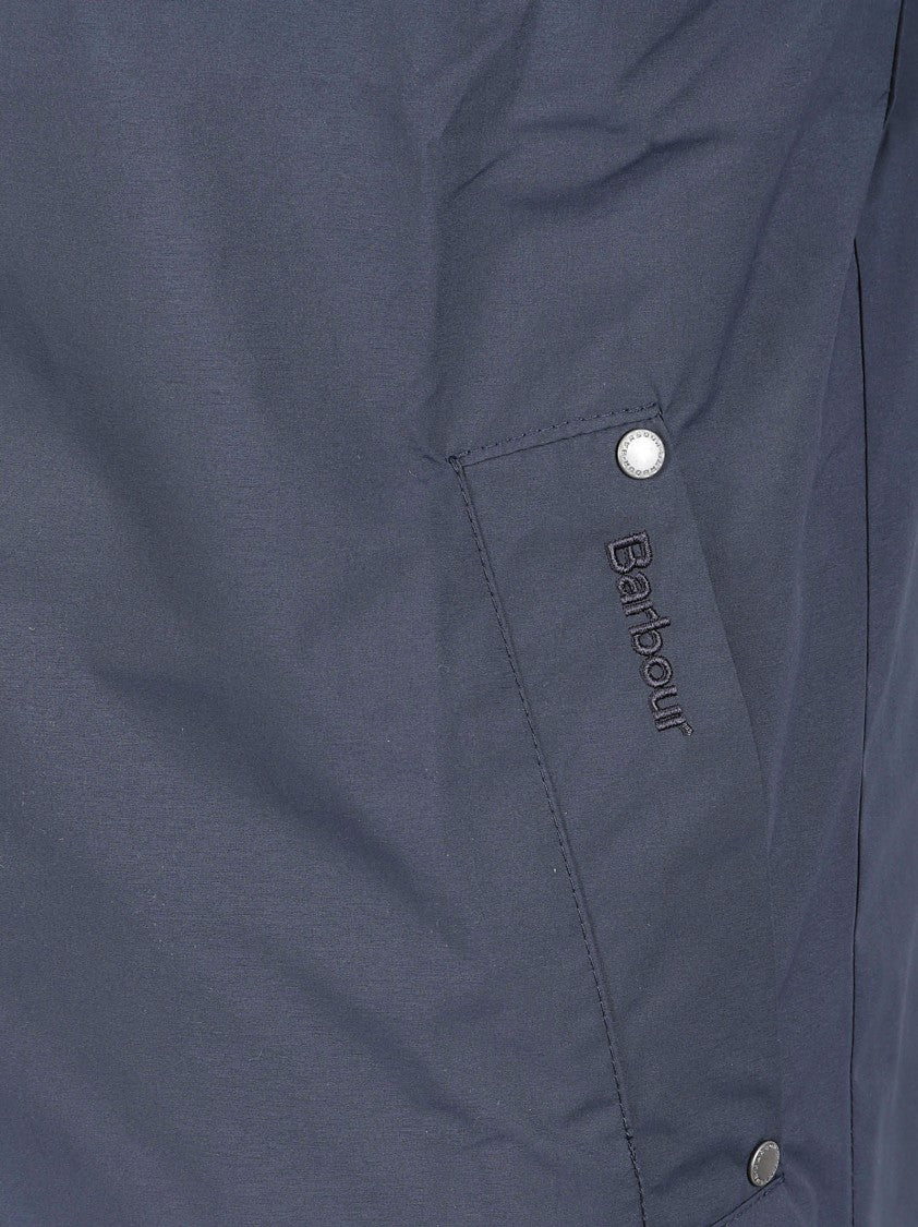 Barbour Sleeveless Jacket With High Collar And Zipper Closure
