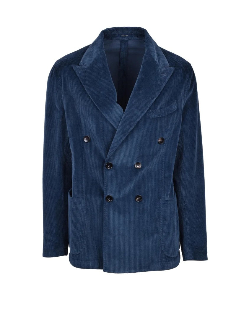 Fbte From Beginning To End Velvet Cotton Lyocell Elastane Men's Jacket