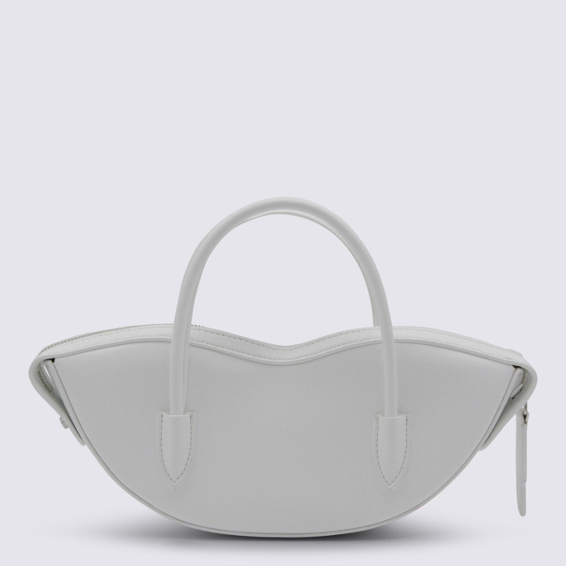 Fiorucci Curved Silhouette Bag With Matte Finish And Embossed Logo