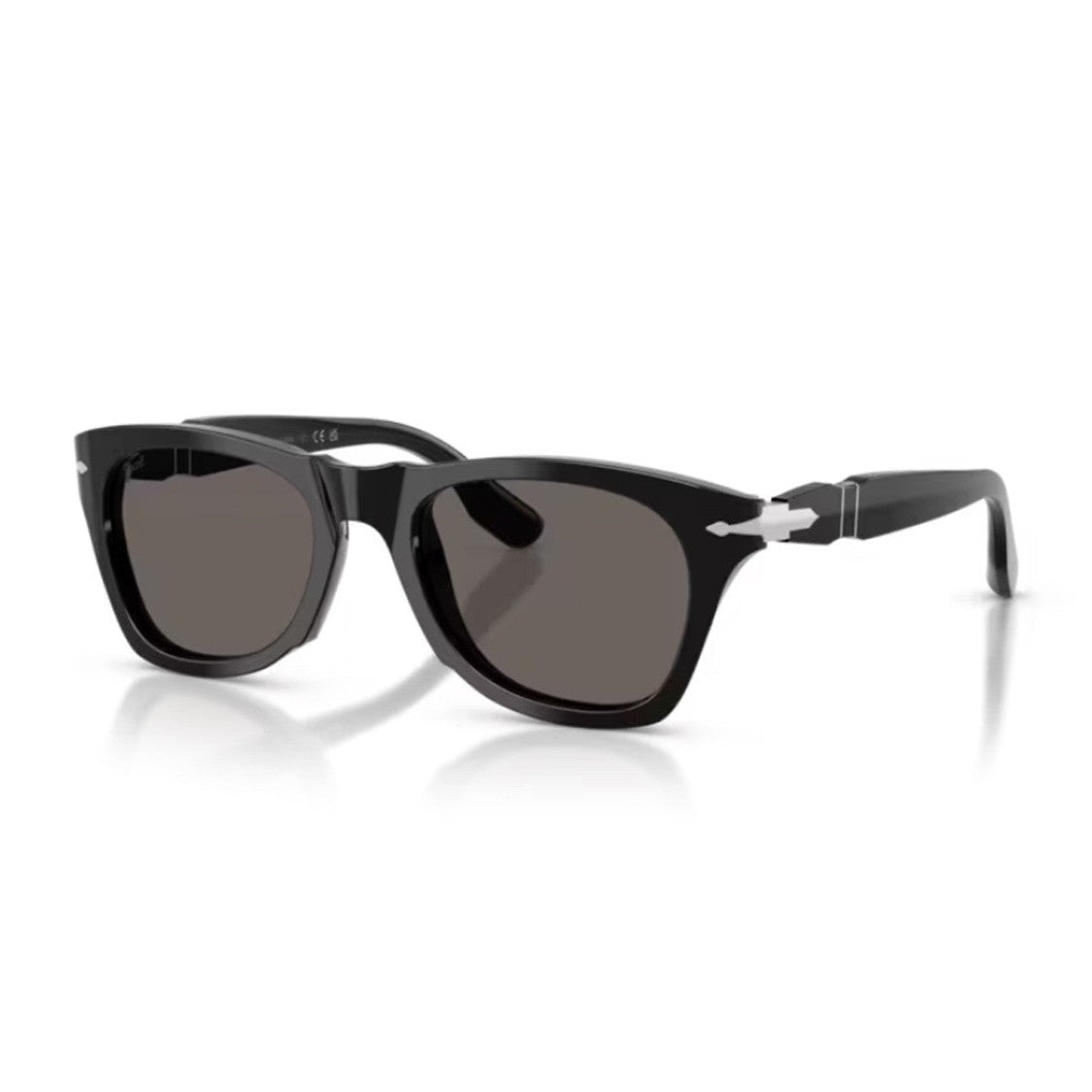 Persol Black Po8001s Acetate Phantos Sunglasses