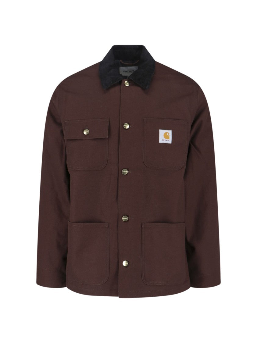 Carhartt Wip Brown Dearborn Canvas Michigan Cotton Jacket