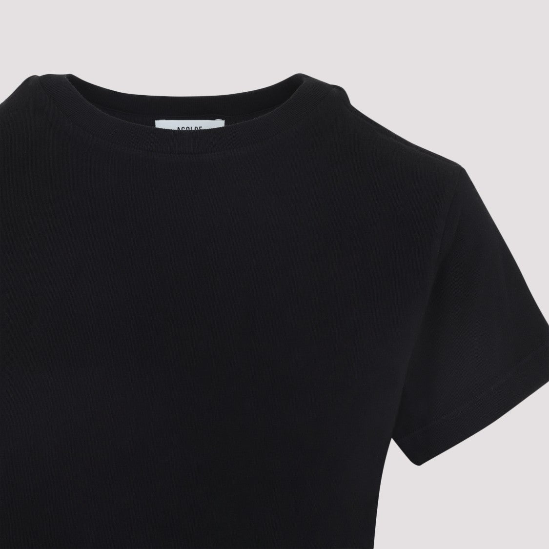 Agolde Minimalist Cropped T-Shirt In Regenerative Cotton