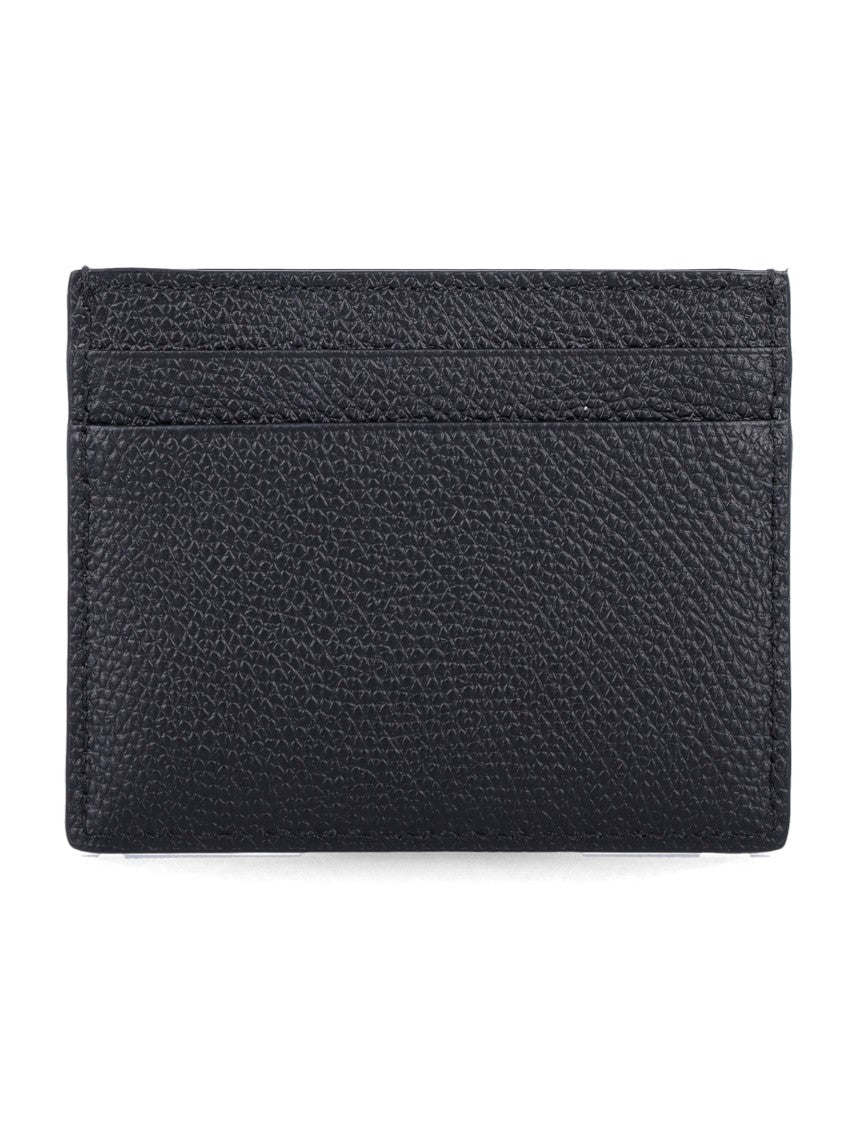 Valentino Garavani Textured Pebbled Finish Card Holder